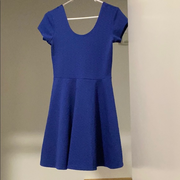 planet gold skater dress